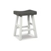 Signature Design by Ashley Glosco Counter Height Barstool, Set of 2, Brown/Antique White - 4 of 4
