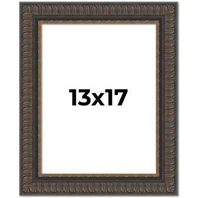 PosterPalooza | Museum Brown Picture Frame - UV Acrylic, Foam Board Backing, Hanging Hardware