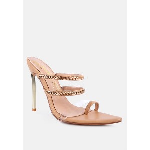 Tickle Me Toe Ring Stiletto Women Sandals - 1 of 4