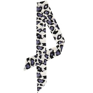 Allegra K Women's Long Neckscarf Fashion Leopard Print Skinny Scarf 88x5cm/35x2" 1 Pc - 1 of 4