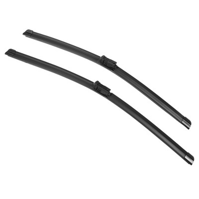 X-Autohaux Rubber Plastic for Volvo S40 XC70 V70 Windshield Wipers 26"+20" Black 2 Pcs