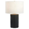 Hudson and Canal 23" Tall Table Lamp with Fabric Shade - 4 of 4