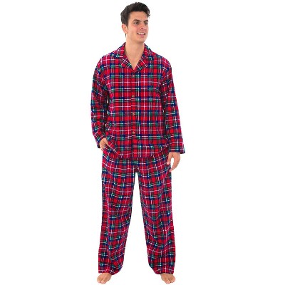 Alexander Del Rossa Men's Classic Cotton Flannel Pajamas