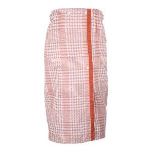 Unique Bargains Adjustable Button Elastic Band Bathroom Soft Absorbent Towel Bath Wrap 55.12"x30.31" 1 Pc - 1 of 4