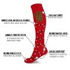 Copper Zone Santa & Pets Holiday Fun Knee High Compression Socks - Great Stocking Stuffer - 3 Pair Pack - 3 of 4