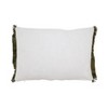 Saro Lifestyle Christmas Trees Poly Filled Throw Pillow, 12"x18", Ivory - 2 of 3
