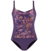 Women's Paisley Tummy Control One Piece Swimsuit - LASCANA - 2 of 4
