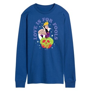 Men's - Disney Villains - Valentine's Day Long Sleeve Graphic T-Shirt - 1 of 3