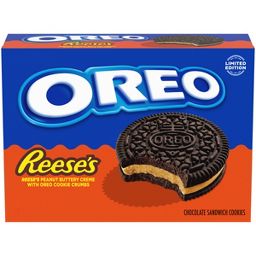 Oreo Reese's Peanut Buttery Creme Chocolate Sandwich Cookies - 10.81oz