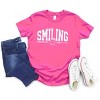 The Juniper Shop SmileyWorld Arched Varsity Youth Short Sleeve Tee - 3 of 4