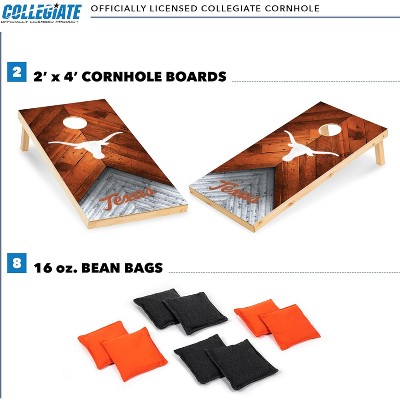 Texas Longhorns 2'x4' Wooden Cornhole Set with Bean Bags