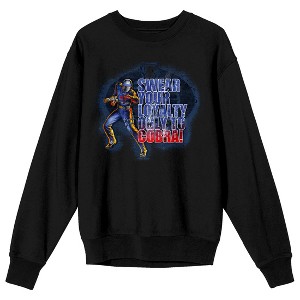 G.I. Joe Swear Your Loyalty Only To Cobra Adult Black Crew Neck Sweatshirt - 1 of 4