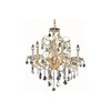 Elegant Lighting Kasey 1-Light Honey Gold Pendant with Elegant Canopy Mount - 4 of 4