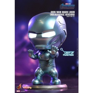Iron Man Mark LXXXV Holographic Avengers Endgame Cosbaby Hot Toys Bobble Head - 1 of 3