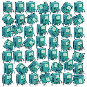 Adventure Time BMO 50ct Vinyl Large Deluxe Stickers Variety Pack - 1 of 4
