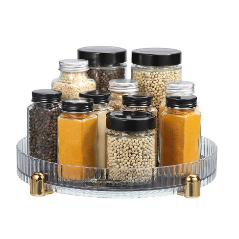 Unique Bargains Kitchen PET Rotating Turntable Lazy Susan Organizer Spice Rack 1 Pc - image 1 of 4