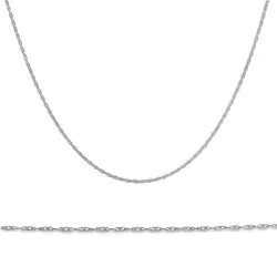 Pompeii3 Solid 14k White Gold 18" Chain With Spring Ring