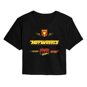 Women's - Hot Wheels - HW Soccer Jersey Cropped Graphic T-Shirt - 1 of 4