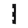Vynxaria Modern Rosebud Corner Floating Shelf - Full-Wall 4-Shelf Unit, 9.8"W x 9.8"H - 4 of 4