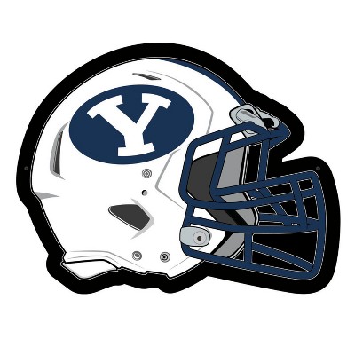 Evergreen Ultra-Thin Edgelight LED Wall Decor, Helmet, Brigham Young University- 19.5 x 15 Inches Made In USA