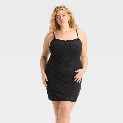 Women's Rosette Lace Slip Mini Bodycon Dress - Wild Fable™