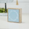 VIP Wood 5 in. Blue Our Life Our Story Our Home Tabletop Decor - 2 of 4