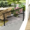 FUFU&GAGA Durable Metal Handrail for Stairs �?Fits 3 to 5 Steps, Ideal for Porch, Patio, and Outdoor Use - 3 of 4
