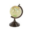 Olivia & May 15" x 8" Traditional Geographical Globe -  World Decor, Tabletop Accent, Indoor Aluminum Globe - 4 of 4