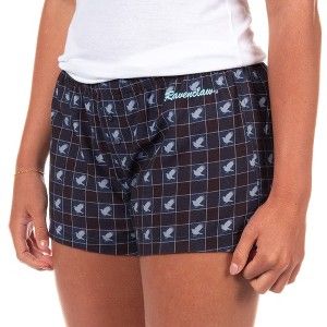 Harry Potter Pajama Micro Shorts Women's Hogwarts All Houses Lounge Bottoms - 1 of 4
