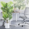 Whizmax Artificial Areca Palm Plant, with Trunks Tropical Palm Floor Plant in Pot Indoor Outdoor Home Office Garden Modern Decoration - 4 of 4
