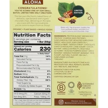 ALOHA Seasonal Protein Bars - 14g Protein - 9.88oz/5ct