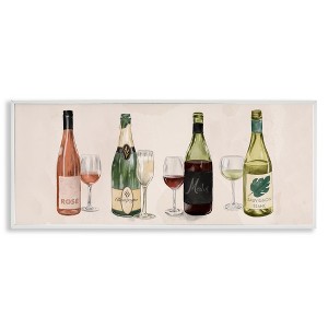 Stupell Industries Various Wine & Champagne Bottles Framed Giclee Art - 1 of 4