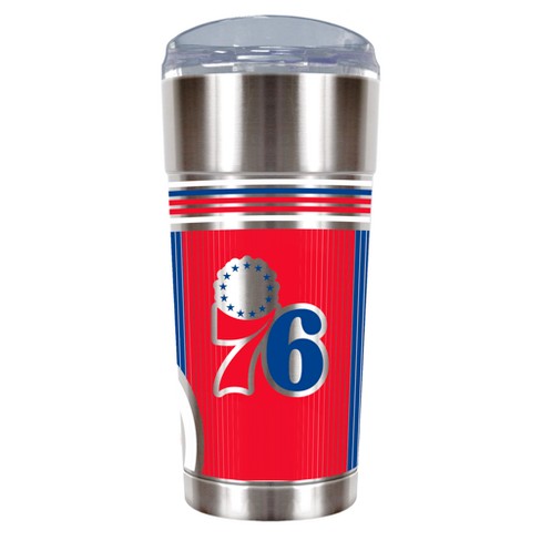 Texas Rangers 24oz. Powder Coated Draft Travel Mug - Red