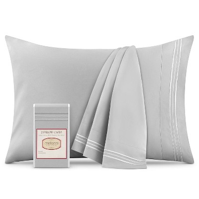 Mellanni Brushed Microfiber Pillowcase Set of 2