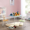 VECELO Kids Folding Activity Table & Chairs with Soft Padded Cushion, Foldable & Portable, Colorful - 2 of 4