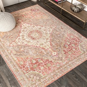 Petras Modern Ornate Medallion Area Rug  - JONATHAN Y - 1 of 4