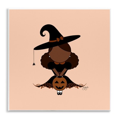 Stupell Industries Trick Or Treat Witch Wall Plaque Art