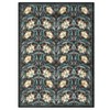 Floral Area Rug for Living Room Bedroom Soft Washable Vintage Rug Non Slip Low Pile Floor Carpet - 3 of 4