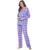 Casual Nights Women's Long Sleeve Rayon Button Down Pajama Set - 2 of 4