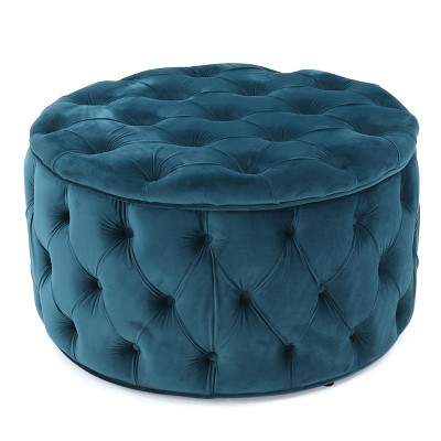 teal ottoman target