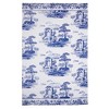 Pimpernel Blue Italian Tea Towel - Cotton Kitchen Towel with 18th Century Italian Countryside Scene, Decorative Dish Drying Accessory, (18" x 29") - 4 of 4