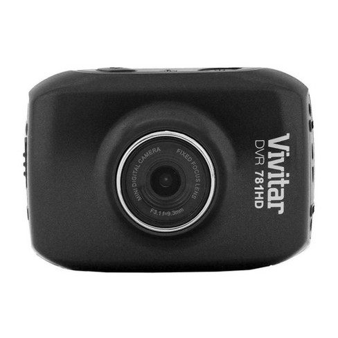 Vivitar Dvr781hd Hd Action Cam With Lcd Rear Screen And Waterproof Case Black Target