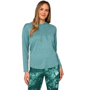 32 Degrees Women's Cool Long-Sleeve Hooded T-Shirt - 1 of 4