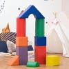 Ruvalino Baby and Toddler Learning Toys Eleven Piece Foam Climbing Blocks Set for Creative Indoor Play, Multicolored, 19.8"*19.8"*9.8" - 4 of 4