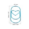Unique Bargains Heart-Shaped Fashion Cute Decorative Fun Paper Clip 20 Pcs - 2 of 4