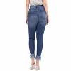 Women's Mid Rise Fringe Hem Crop Skinny Jeans - CELLO - 2 of 3