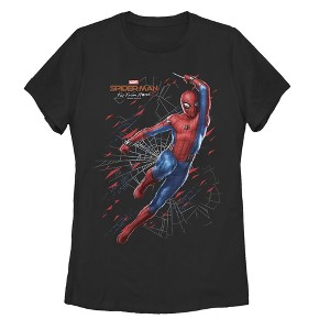 Women's Marvel Spider-Man: Far From Home Web Shatter T-Shirt - 1 of 3