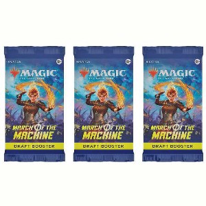 Magic the Gathering 3 Packs MTG Draft Booster Pack Lot MTG March of the Machine - 1 of 1