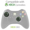 Fosmon For (Set of 4) Silicone PS5 Controller Thumb Grips, Xbox Thumbstick Grips For Xbox One X S Playstation 5 PS3 PS4, Black/Green - 4 of 4