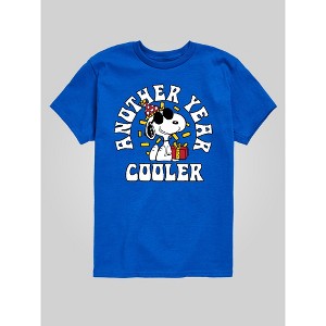 Boys' - Peanuts - Another Year Cooler Birthday Short Sleeve Graphic T-Shirt - 1 of 4